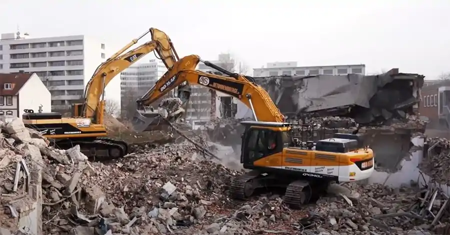Abrissarbeiten Oststadkrankenhaus Hannover - A&S Betondemontage GmbH