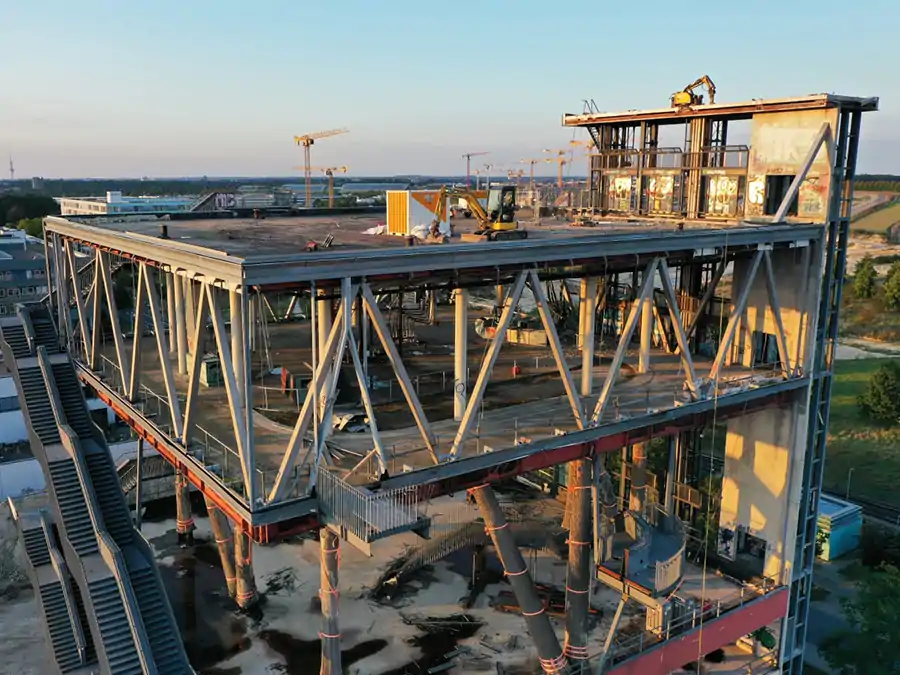 Teilrückbau eines Expo-Pavillon - A&S Betondemontage GmbH